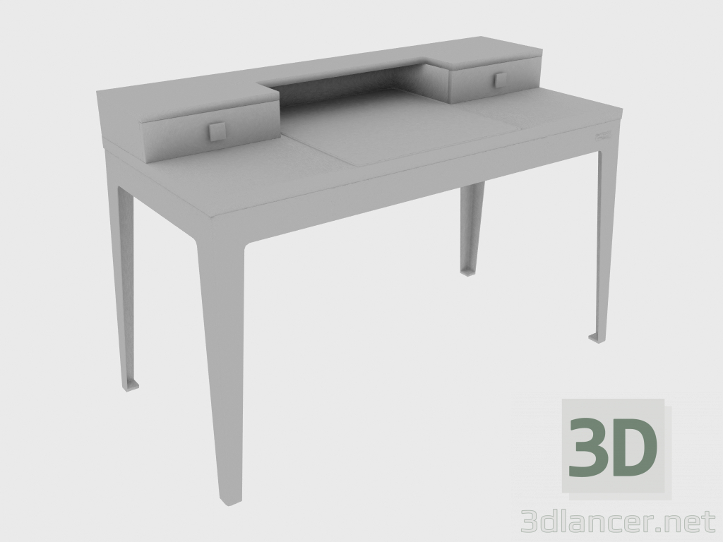 modello 3D Scrivania WILLIAM DESK (134x64xH87) - anteprima