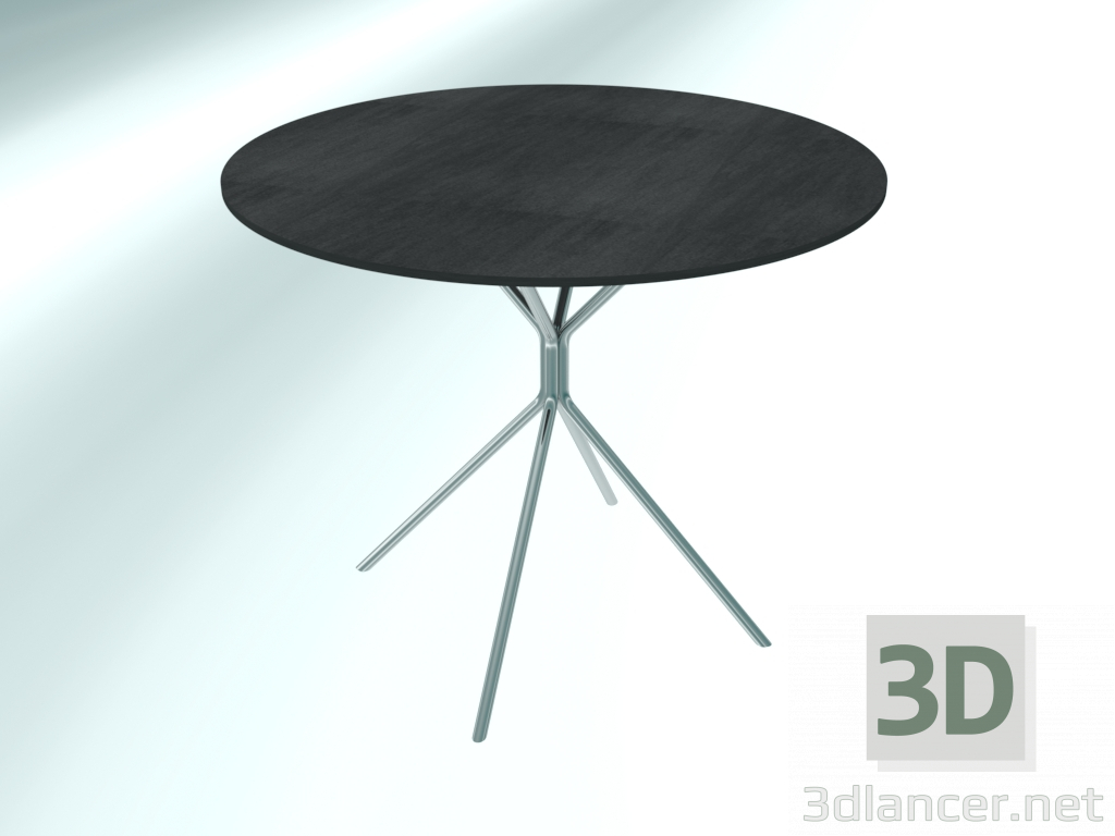 Modelo 3d Mesa redonda média (RH30 Chrome CER3, Ø 800 mm, Н660 mm) - preview