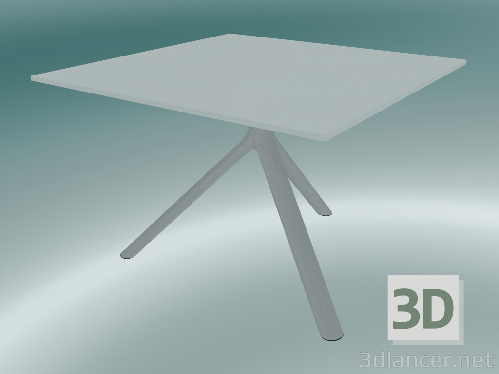 Modelo 3d Mesa MIURA (9580-51 (70x70cm), A 50cm, branco, branco) - preview