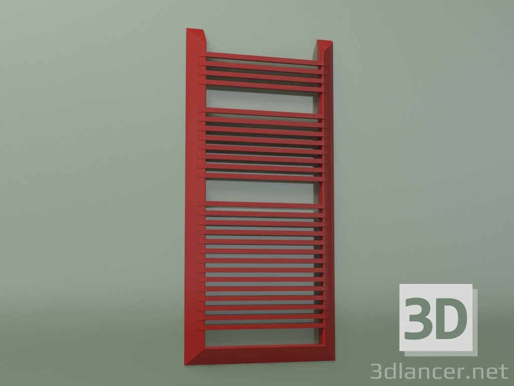 3d model Barra de toalla EVO (1441x688, Rojo - RAL 3000) - vista previa