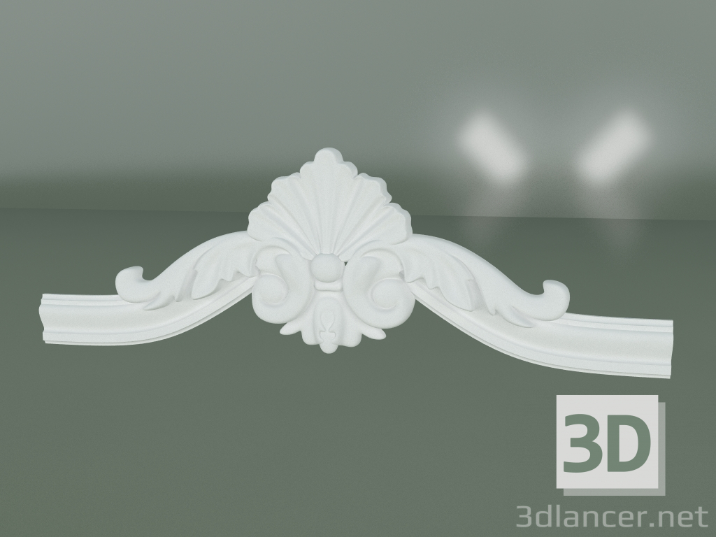 Modelo 3d Elemento de decoração de estuque ED028 - preview