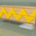 3d model Chest of drawers Granny Woo (mustard yellow, light veneer) - preview