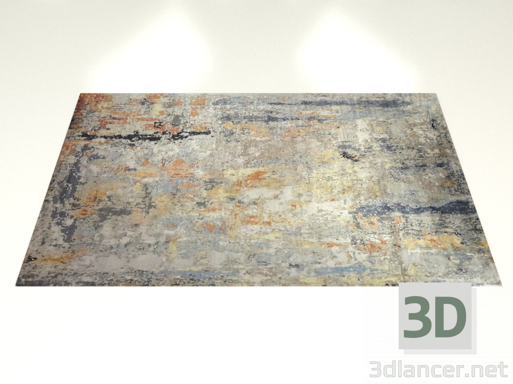 Modelo 3d Tapete atado, design Univers - preview