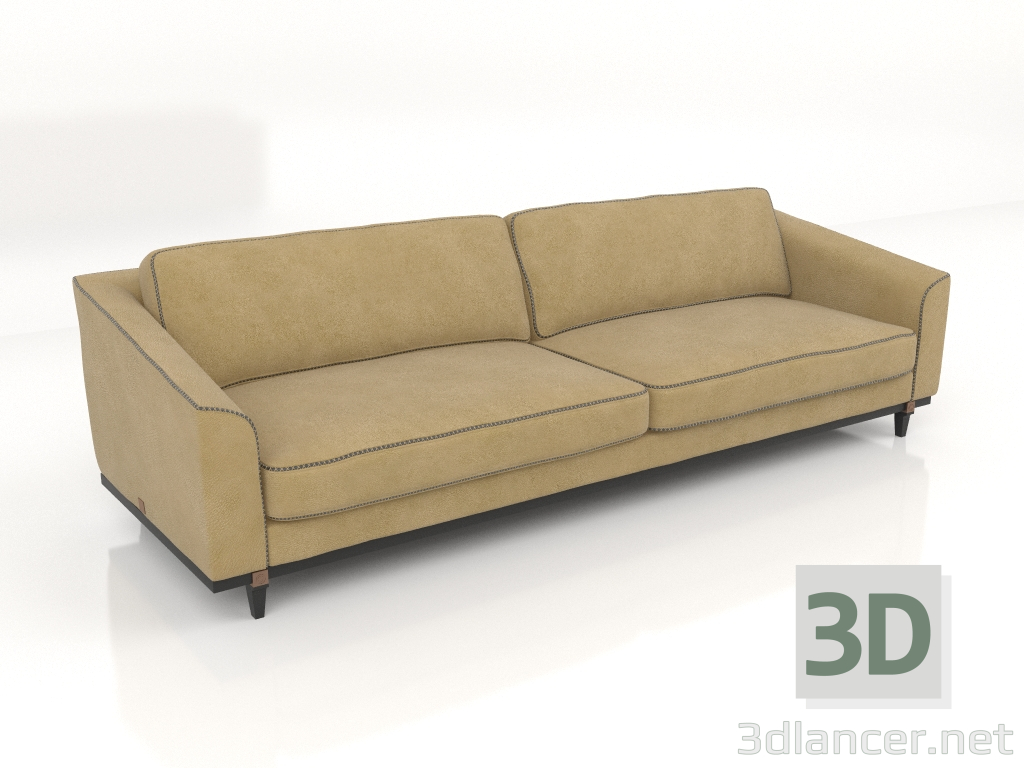 3d model Sofá 3 plazas (S529) - vista previa