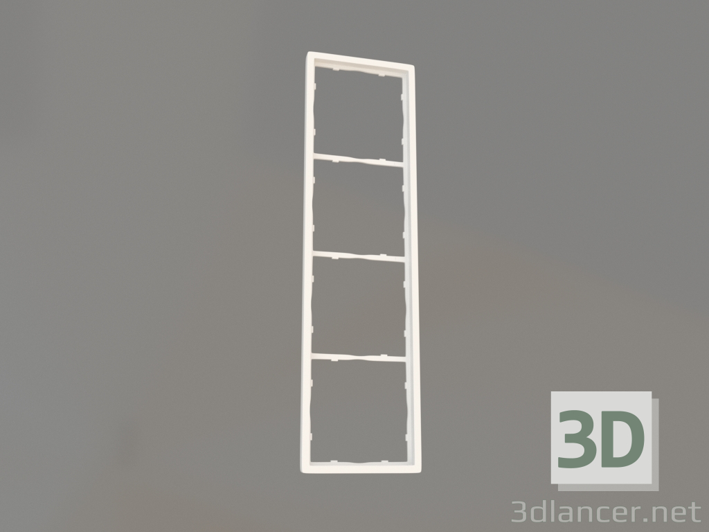 3d model Frame 4-a (white matte, DA21433) R98 - preview