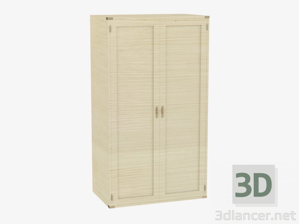 3d model Armario de dos puertas - vista previa