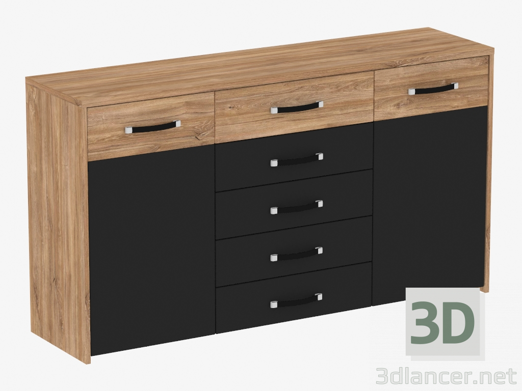 3d model Chest 2D-5S (TYPE MOAK04) - preview