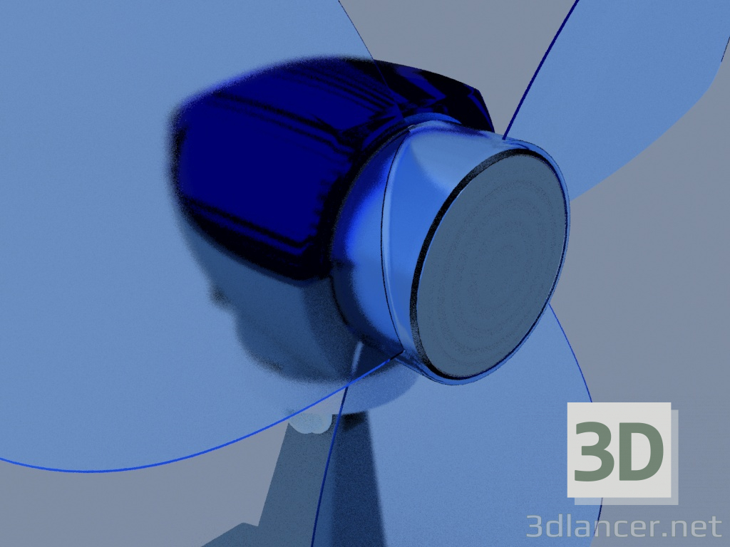 3d model Table fan - preview