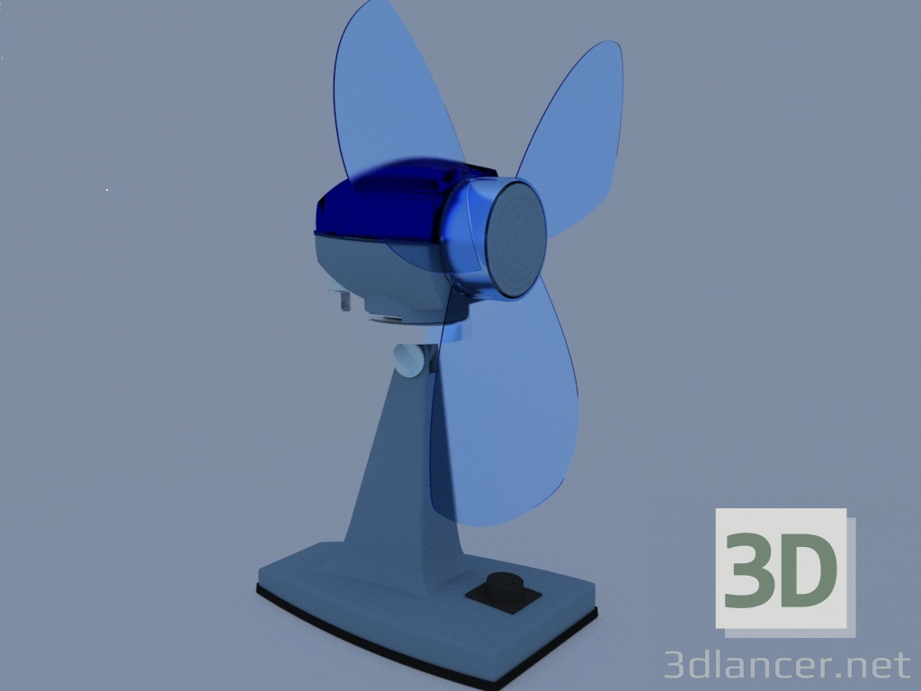 modello 3D Ventilatore da tavolo - anteprima