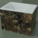 modello 3D Lavabo da appoggio (01R122102, Emperador M06, L 48, P 36, H 36 cm) - anteprima