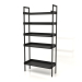 3d model Rack ST 03 (sin pedestal) (900x400x1900, madera negra) - vista previa