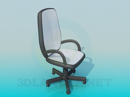 3d model Chair on wheels - preview