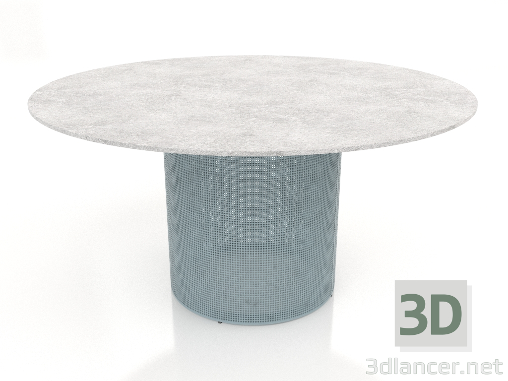 modello 3D Tavolo da pranzo Ø140 (Grigio blu) - anteprima