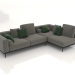 3d model Blokus sofa module (CL 2 CR 2) - preview