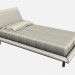 3d model Cama individual BRISTOL - vista previa