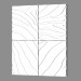 3d model Gypsum wall panel (art. 121) - preview