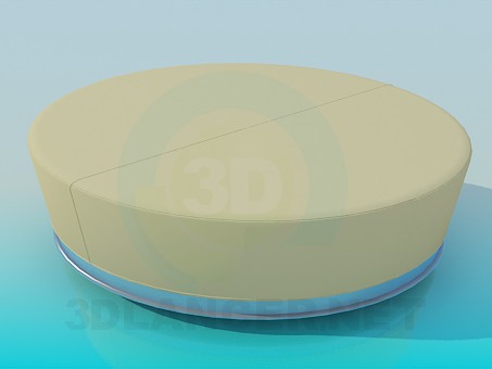 Modelo 3d Sofá oval - preview