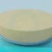 3d model Oval couch - preview