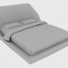 3d model Double bed YUME BED DOUBLE (235x255xH112) - preview