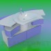 3d модель Умивальник – превью