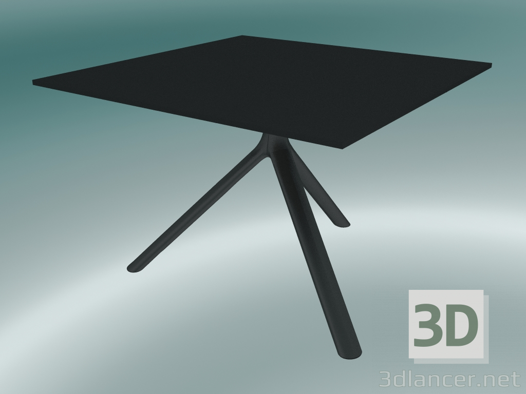 Modelo 3d Mesa MIURA (9580-51 (70x70cm), A 50cm, preto, preto) - preview