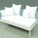 3d model Sofa module right 004 (Metal Milk, Batyline Sky) - preview