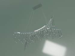 Ceiling LED chandelier 90035-2 (chrome)