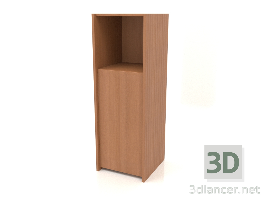 3d модель Модульный стеллаж ST 07 (392х409х1144, wood red) – превью