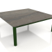 3d model Mesa de centro 94×94 (Verde botella, DEKTON Radium) - vista previa