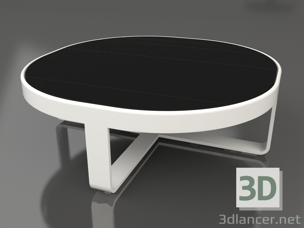 3d model Mesa de centro redonda Ø90 (DEKTON Domoos, gris ágata) - vista previa