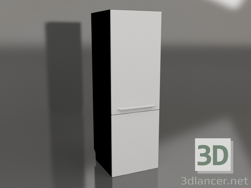 3d model Cámara congeladora 60 cm (gris) - vista previa