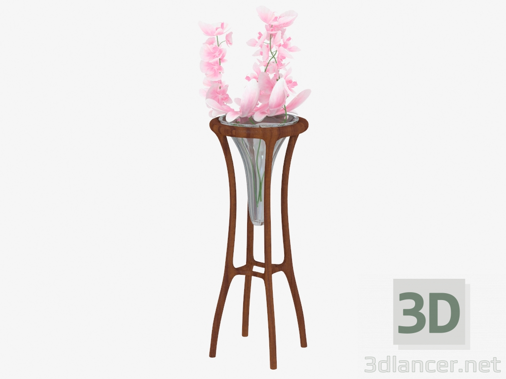 3d model Jarrón en el soporte (art. JSL 3426) - vista previa