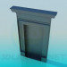 3d model false door - preview