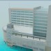 3d model Edificio de oficinas - vista previa