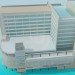 3d model Edificio de oficinas - vista previa