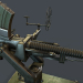 3d Machine gun turret 3d model модель купить - ракурс