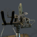 3d Machine gun turret 3d model model buy - render