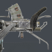 3d Machine gun turret 3d model model buy - render