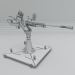 3d Machine gun turret 3d model model buy - render