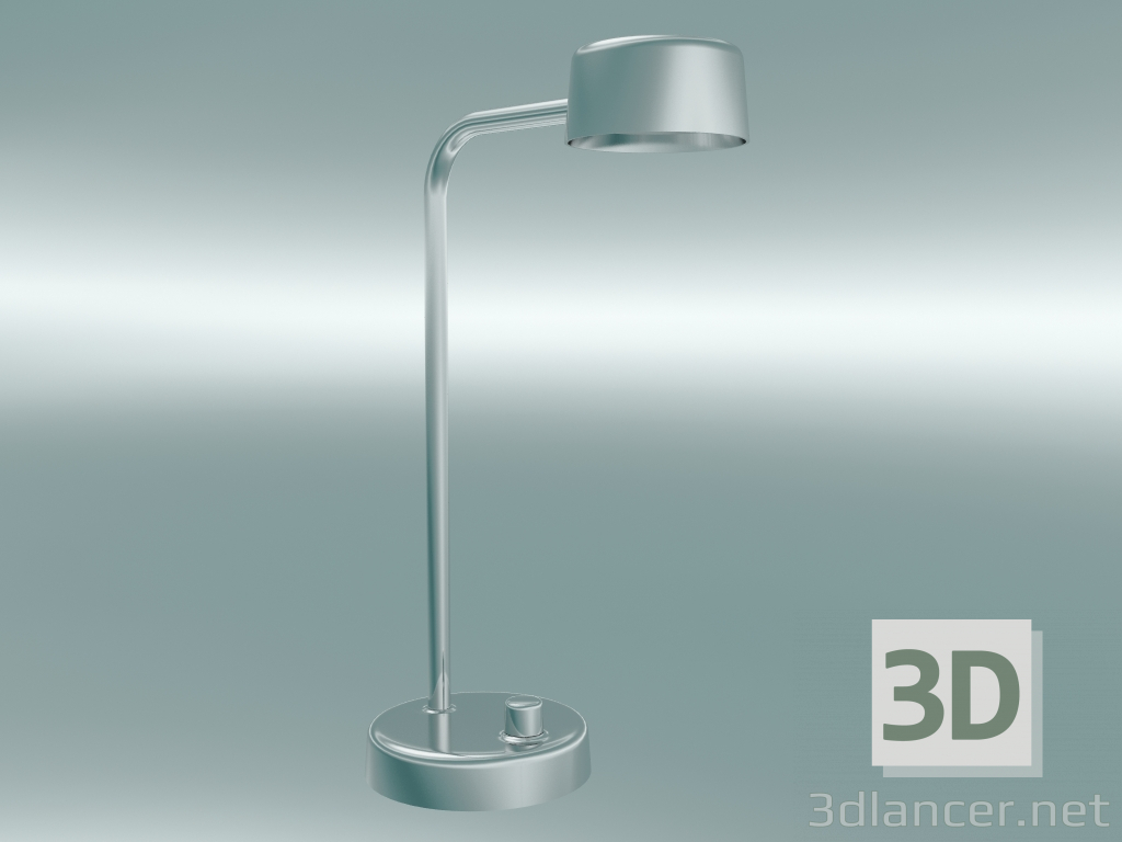 modèle 3D Lampe Titre de travail (HK1, Aluminium poli satiné) - preview