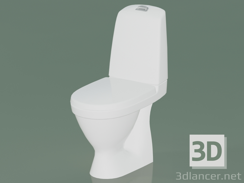 3d model Inodoro de pared 5510 Nautic С + (GB1155103R1217) - vista previa