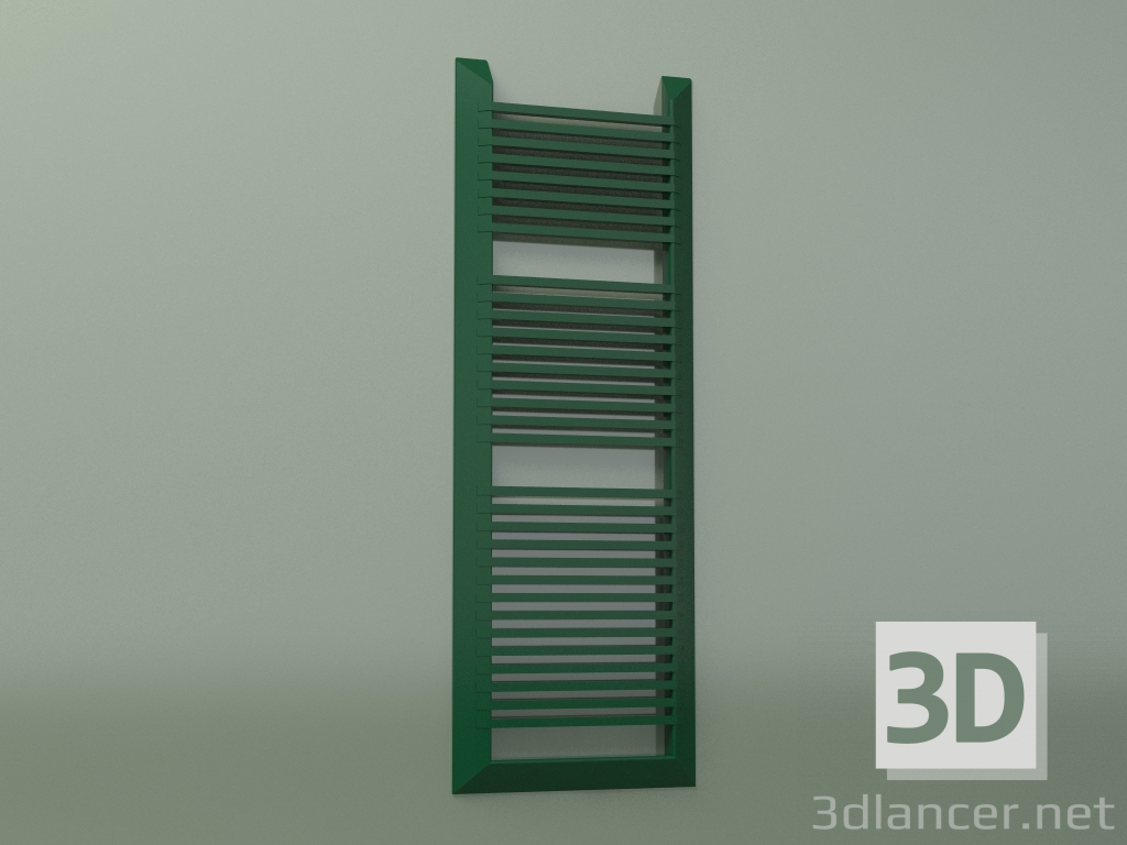 3d model Barra de toalla calefactable EVO (1681x588, verde bosque - RAL 6005) - vista previa