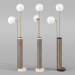 3d Portland floor lamp model buy - render