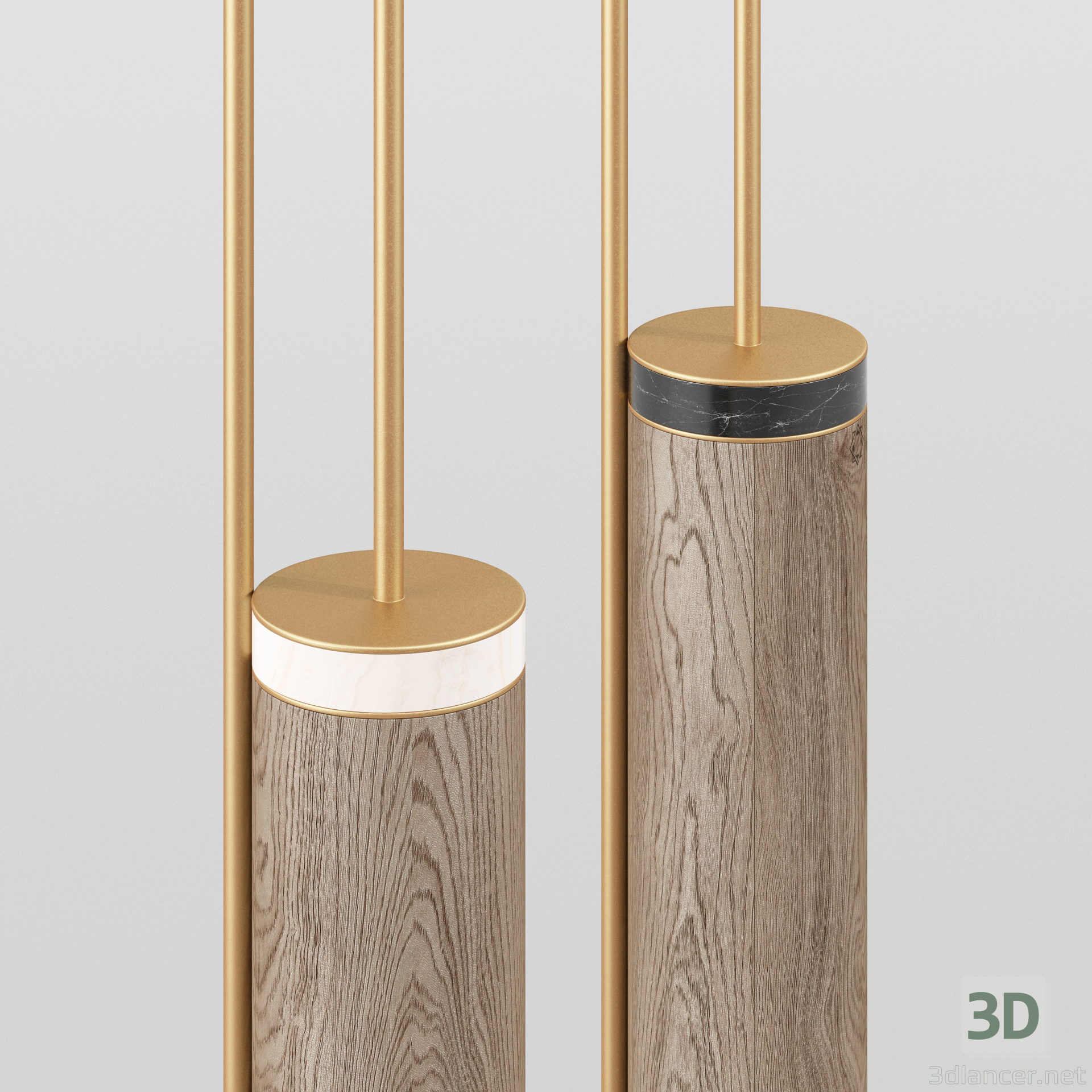 modello 3D di Lampada da terra Portland comprare - rendering