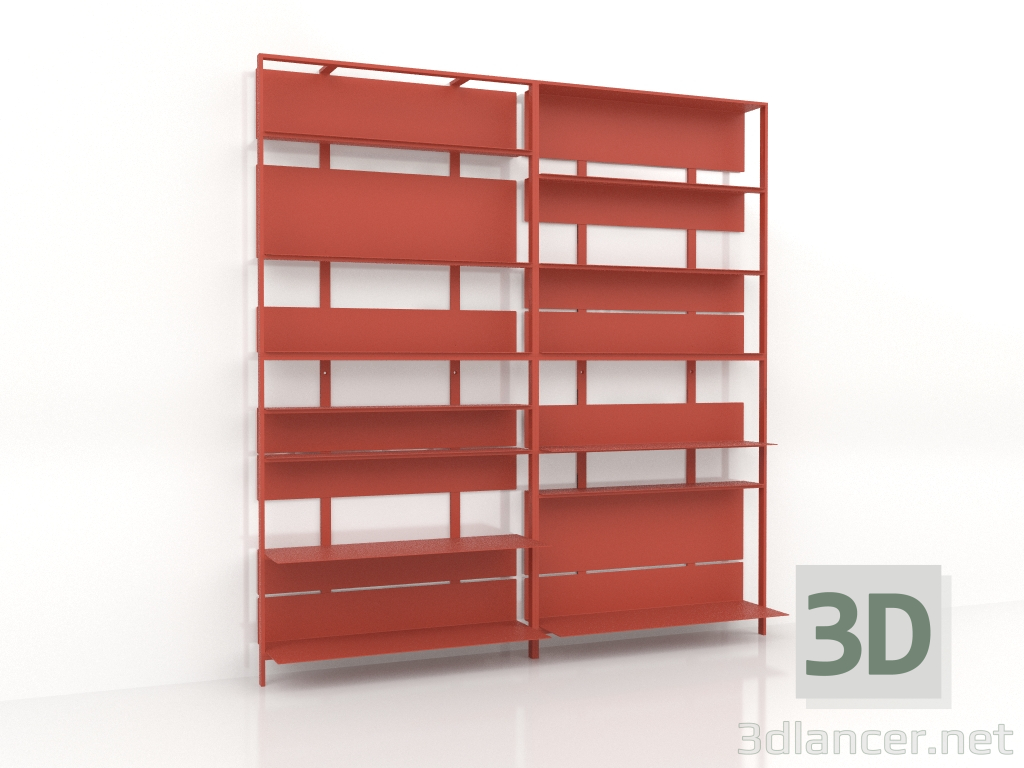 3d model Sistema de estanterías (composición 14) - vista previa