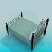 3D Modell Bett - Vorschau