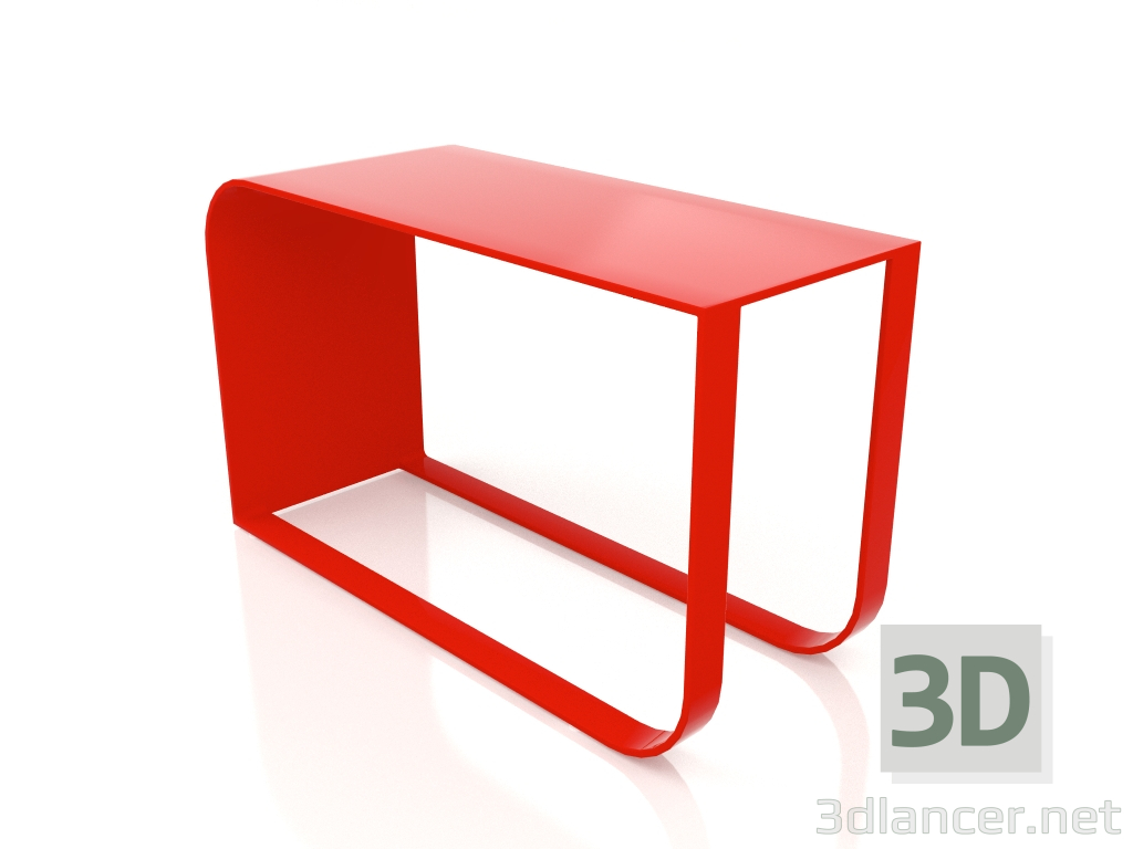 modello 3D Tavolino, modello 1 (Rosso) - anteprima