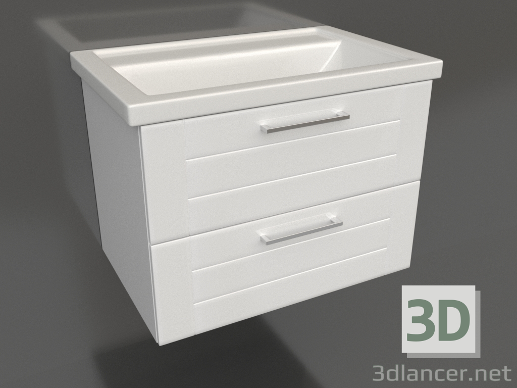 modèle 3D Armoire suspendue 70 cm (MAN01072) - preview