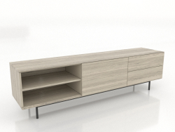 TV dolabı 2 1800 mm (açık meşe)