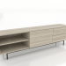 3d model Mueble TV 2 1800 mm (roble aclarado) - vista previa